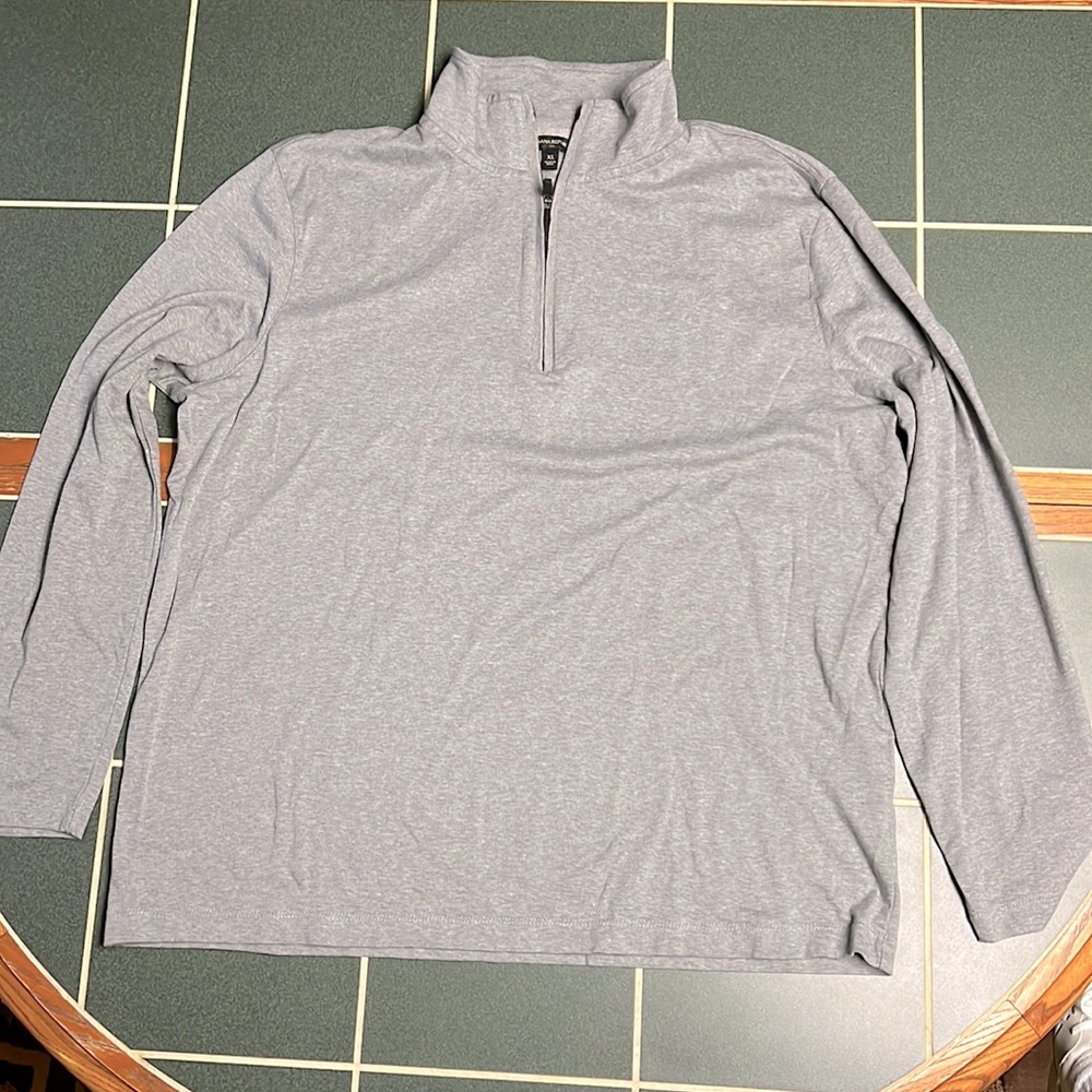Banana Republic Quarter Zip Gray Size XL